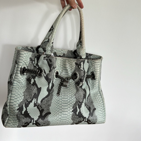 CHRISTIAN DIOR Python + Metal Shoulder Bag - Picture 10 of 12